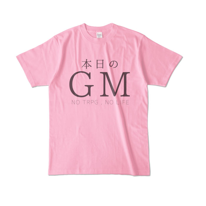 カラーTシャツ - L - ピーチ