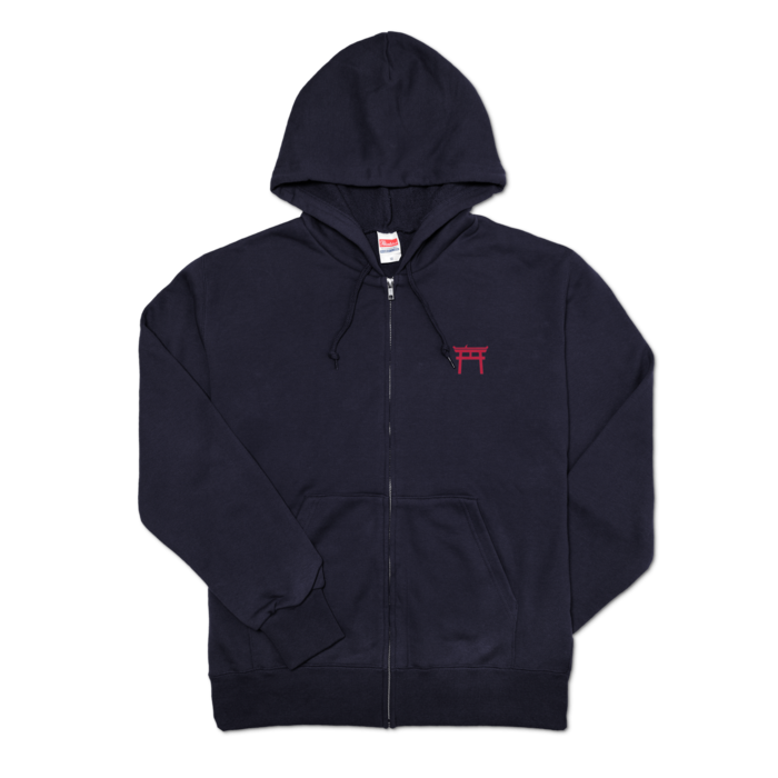 ジップパーカー - M - 両面(1)