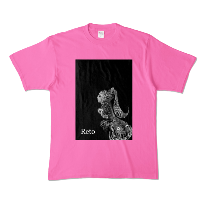 カラーTシャツ - XL - ピンク (濃色)