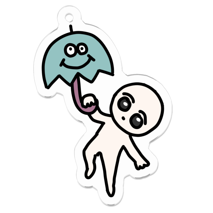 アクリルキーホルダー - 50 x 50 (mm)