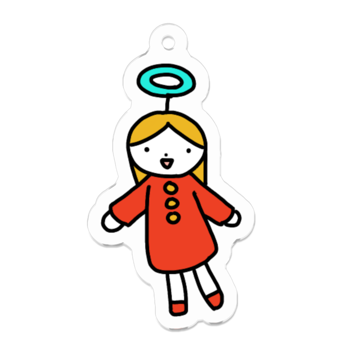 アクリルキーホルダー - 50 x 50 (mm)