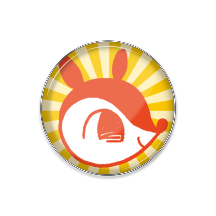 ピンバッジ - 丸形25mm