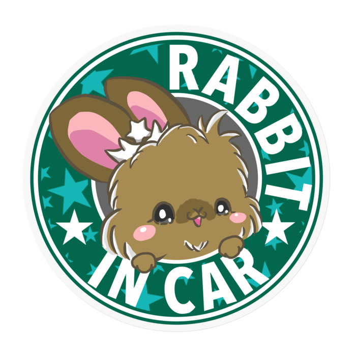 ステッカー - 100 x 100 (mm)