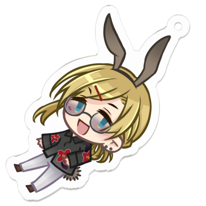 アクリルキーホルダー - 50 x 50 (mm)