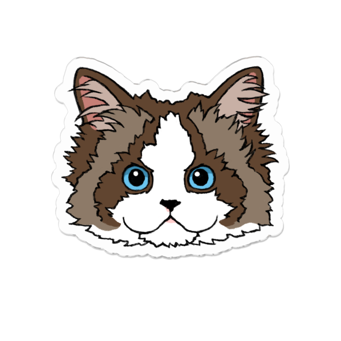 アクリルバッジ - 50 x 50 (mm)