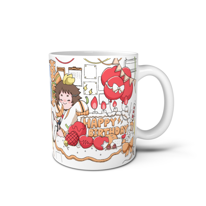 マグカップ - 直径 8 cm / 高さ 9.5 cm