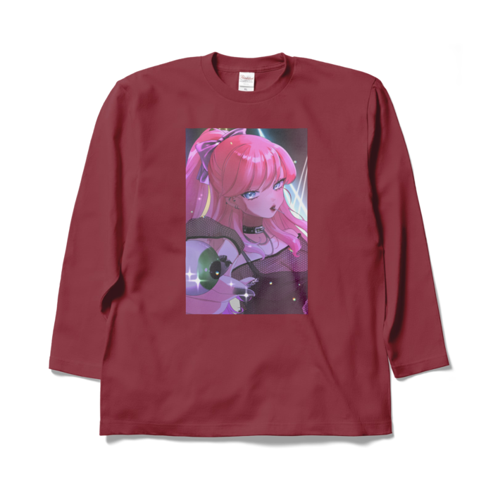 ロングスリーブTシャツ - XL - バーガンディ
