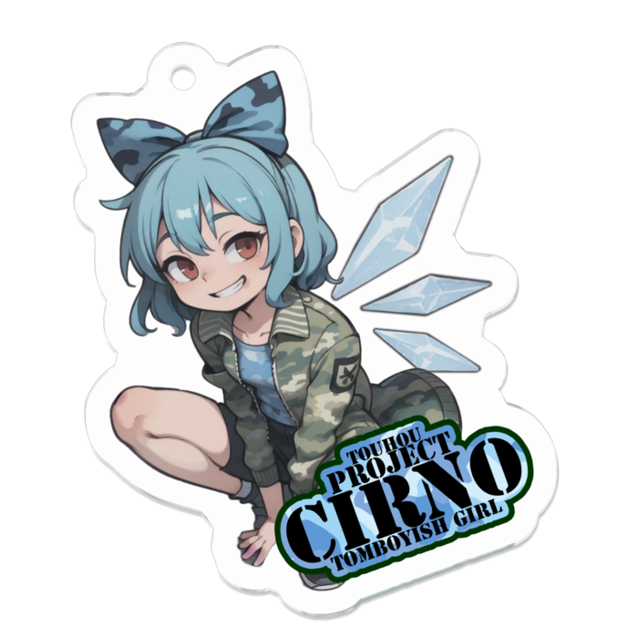 アクリルキーホルダー - 50 x 50 (mm)