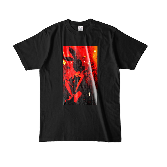 カラーTシャツ(濃色) - L - ブラック