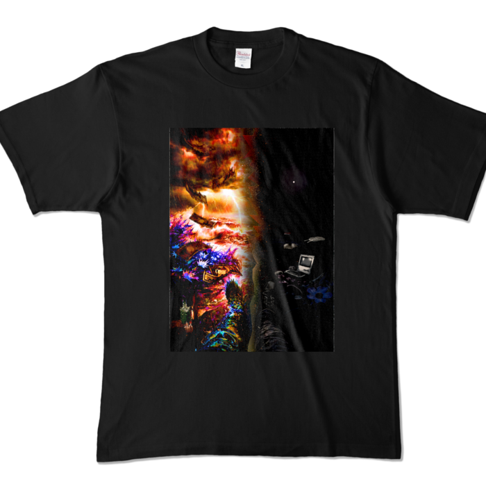 カラーTシャツ - XL - ブラック (濃色)