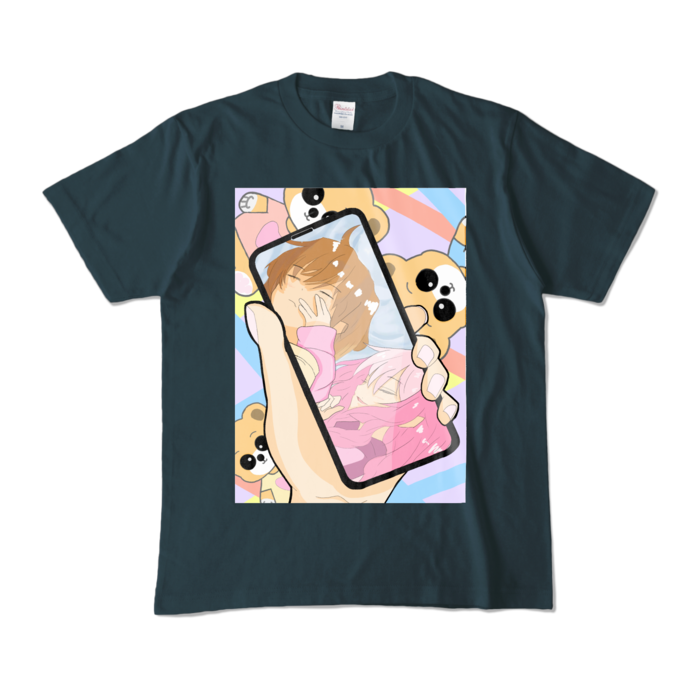 カラーTシャツ - M - デニム (濃色)