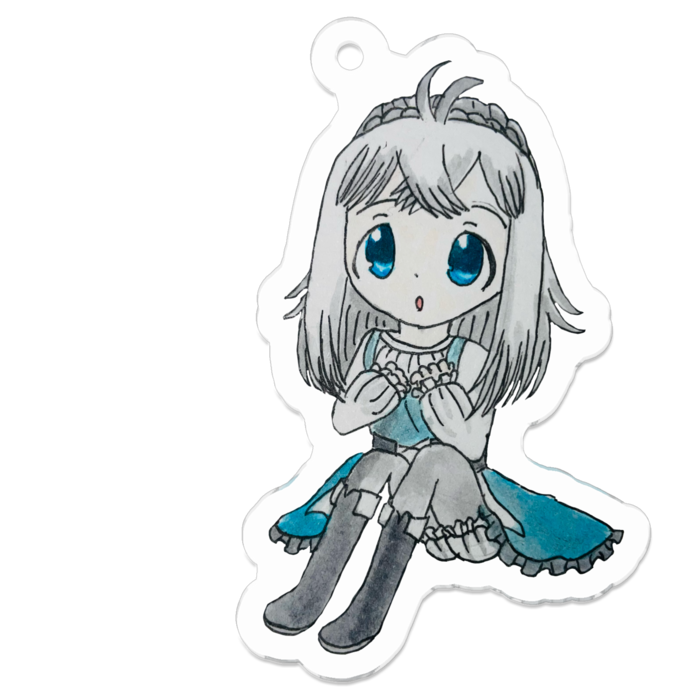 アクリルキーホルダー - 50 x 50 (mm)