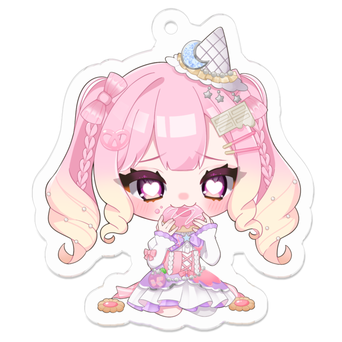アクリルキーホルダーB - 50 x 50 (mm)