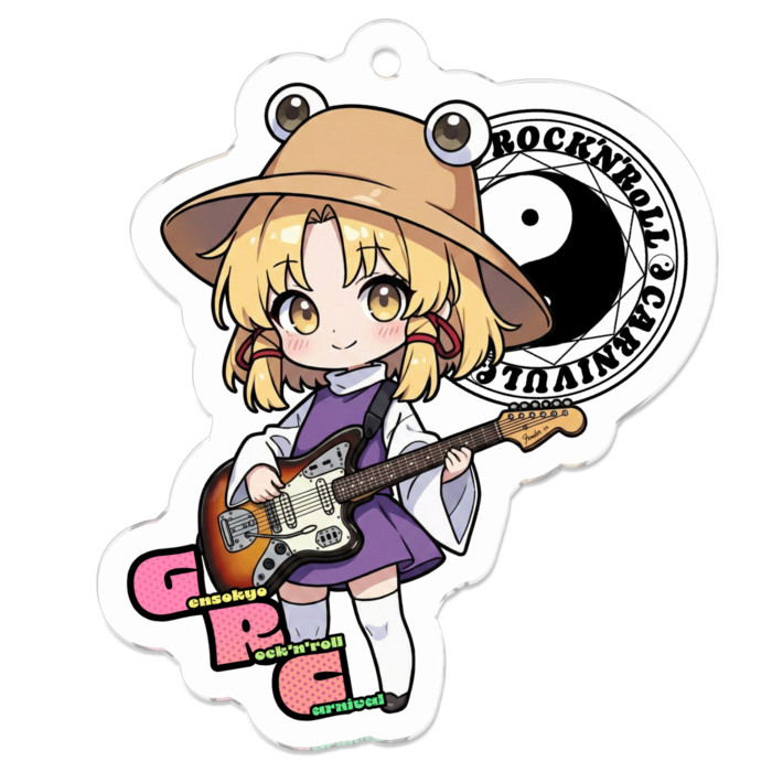 アクリルキーホルダー - 50 x 50 (mm)