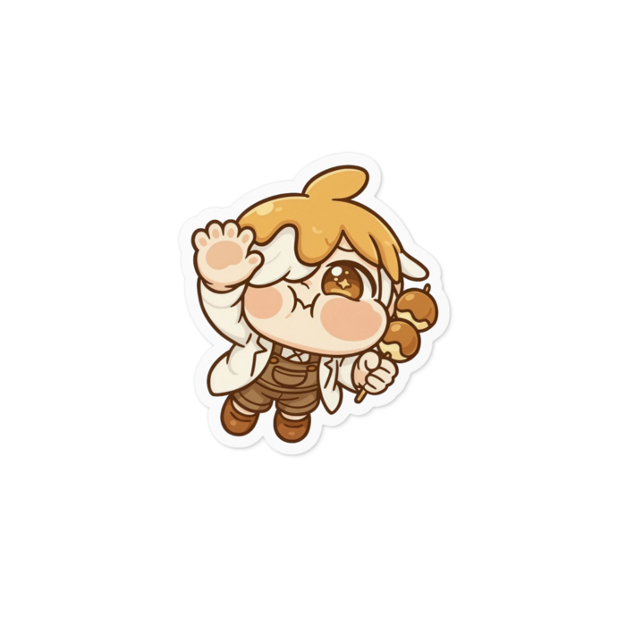 ステッカー - 100 x 100 (mm)