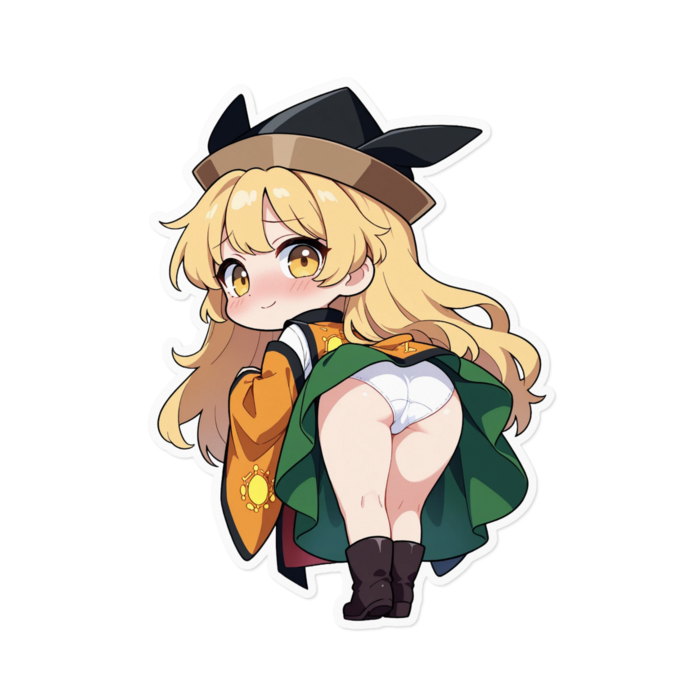 ステッカー - 160 x 160 (mm)(キャラのみ)