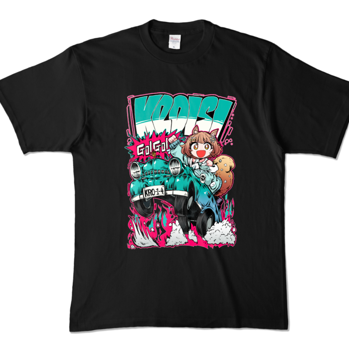 カラーTシャツ - XL - ブラック (濃色)