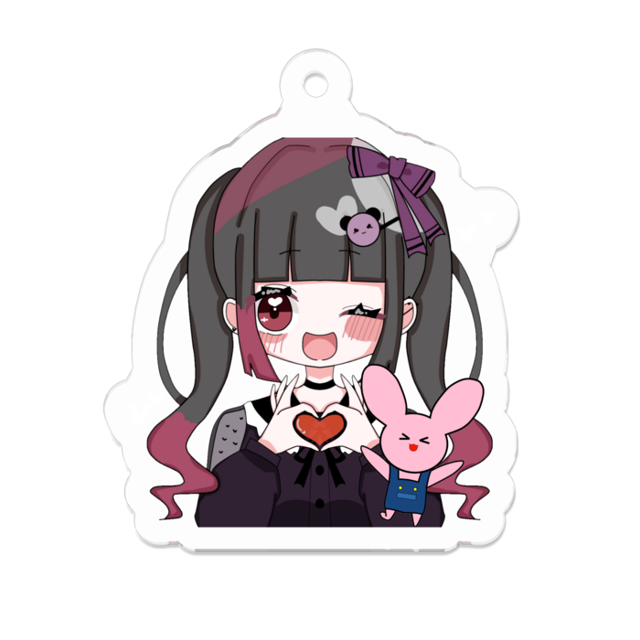 アクリルキーホルダー - 50 x 50 (mm)