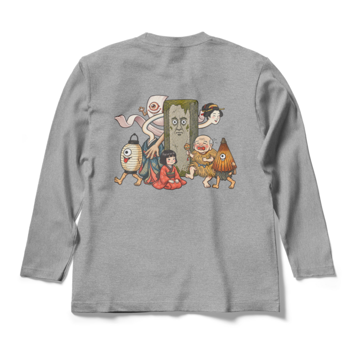 ロングスリーブTシャツ - M - 杢グレー