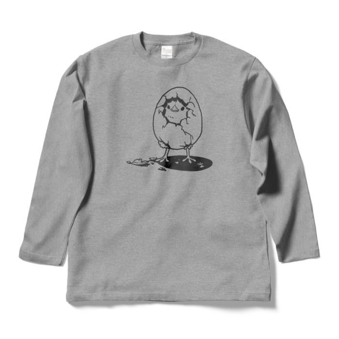 ロングスリーブTシャツ - L - 杢グレー