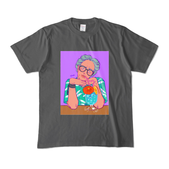 カラーTシャツ - M - チャコール (濃色)