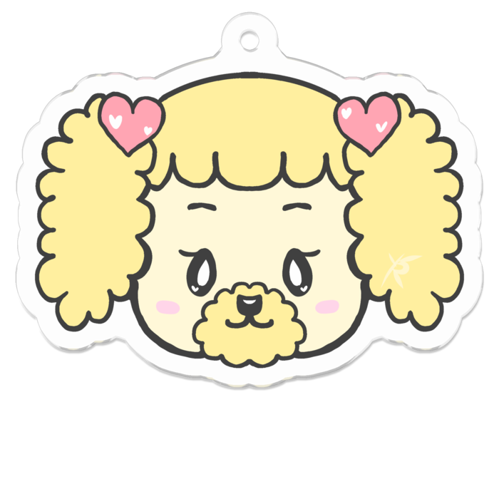 アクリルキーホルダー - 50 x 50 (mm)