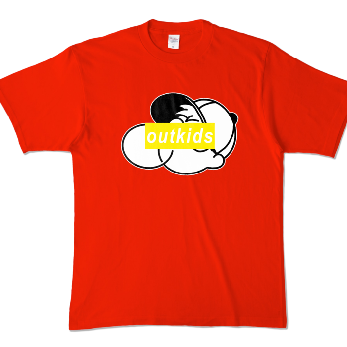 カラーTシャツ - XL - レッド (濃色)