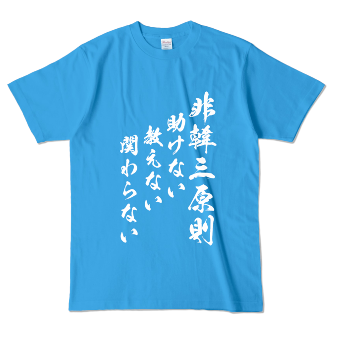 カラーTシャツ - L - ターコイズ (濃色)
