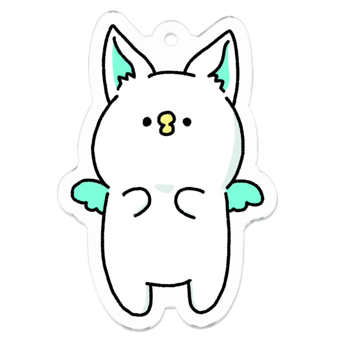 アクリルキーホルダー - 50 x 50 (mm)
