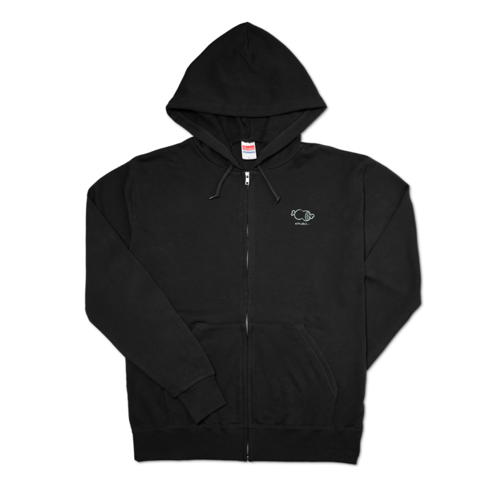 ジップパーカー - L - ブラック