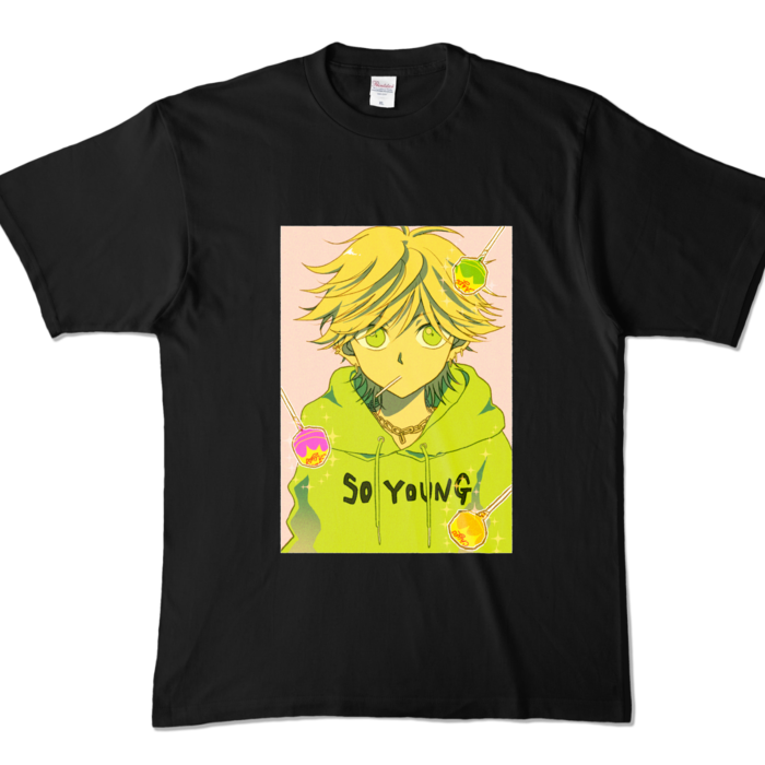 カラーTシャツ - XL - ブラック (濃色)