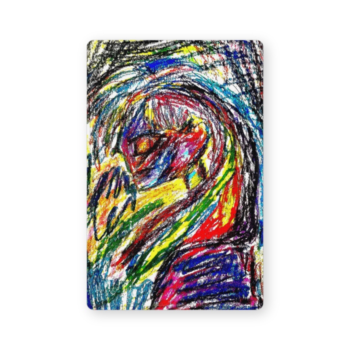 レザー製名刺入れ - 102 x 72 (mm)