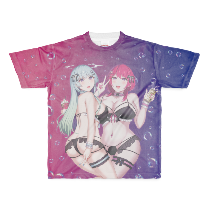 フルグラフィックTシャツ - M - 両面印刷