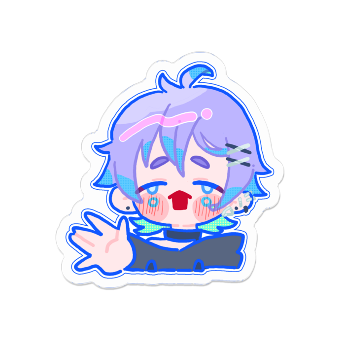 アクリルバッジ - 50 x 50 (mm)