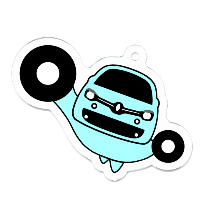 アクリルキーホルダー - 50 x 50 (mm)