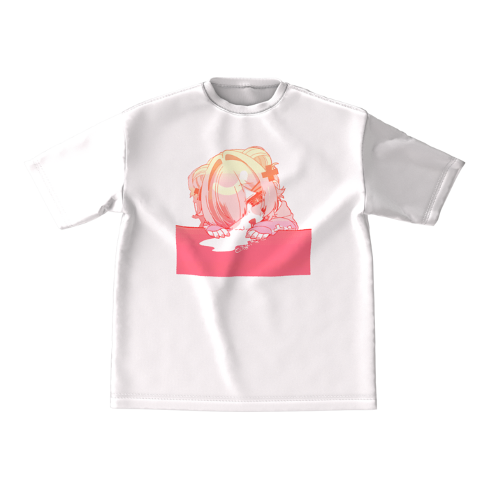 ビッグシルエットTシャツ（ホワイト） - M - 正面