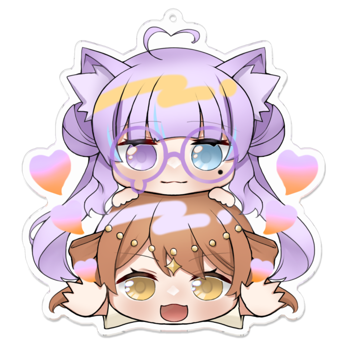 アクリルキーホルダー - 100 x 100 (mm)