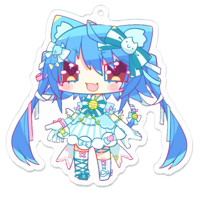 アクリルキーホルダー - 70 x 70 (mm)