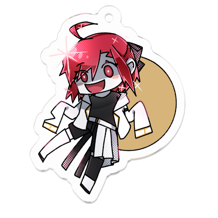 アクリルキーホルダー - 50 x 50 (mm)