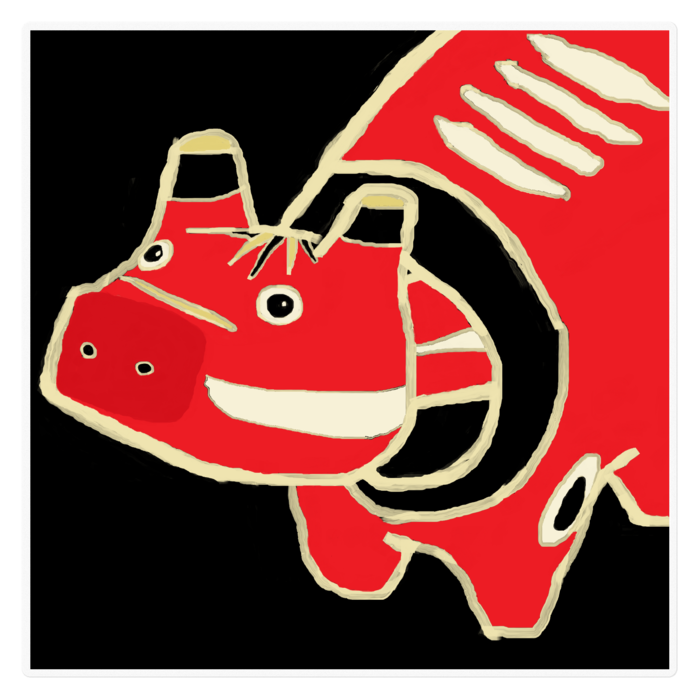 ステッカー(クリアタイプ) - 160 x 160 (mm)