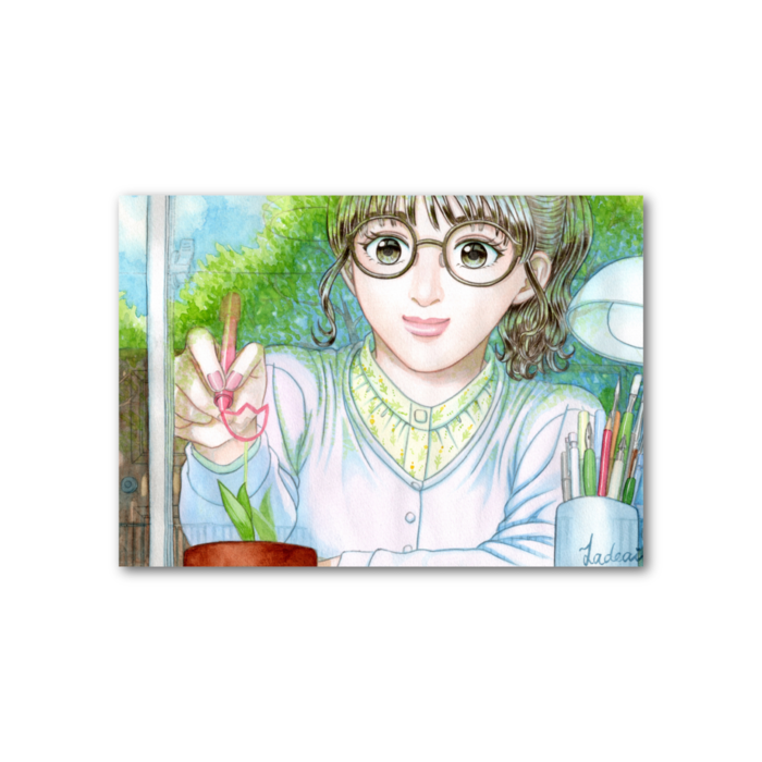 フォト風カード - 横 - 片面