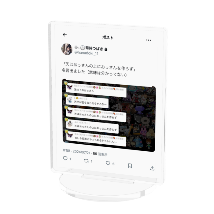 アクリルフィギュア - 70x70mm