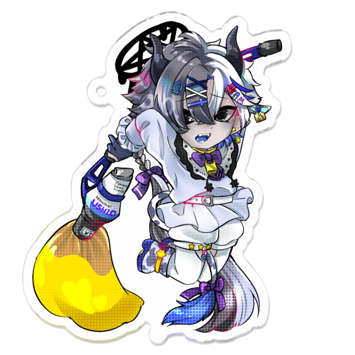 アクリルキーホルダー - 70 x 70 (mm)