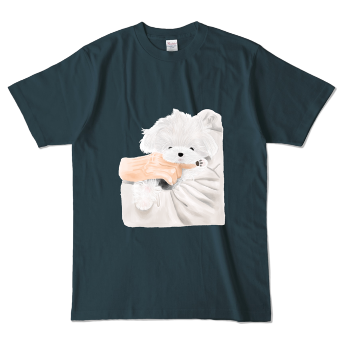 カラーTシャツ - L - デニム (濃色)