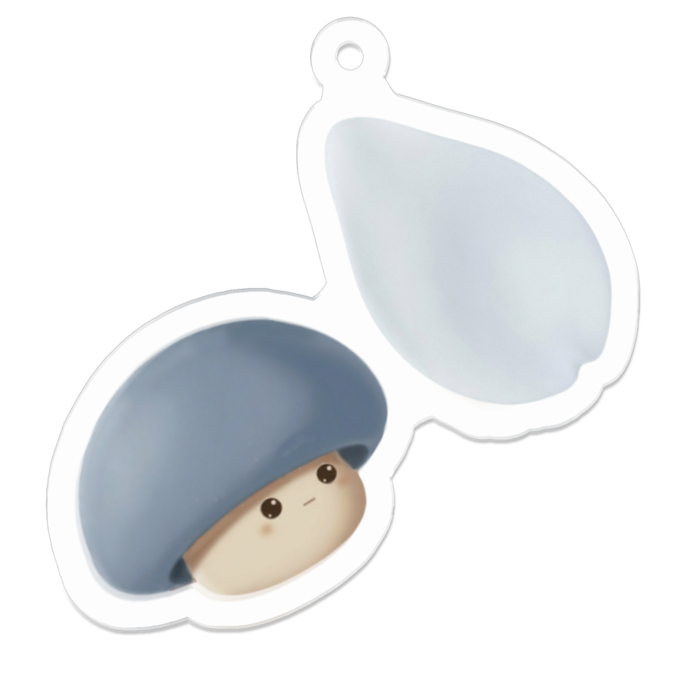 アクリルキーホルダー（コーティング） - 50 x 50 (mm)