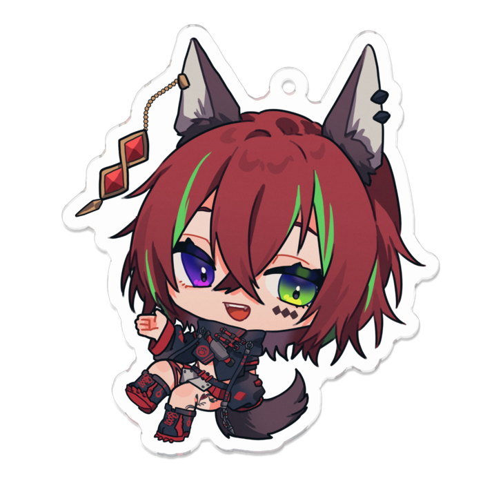 アクリルキーホルダー（コーティング） - 70 x 70 (mm)