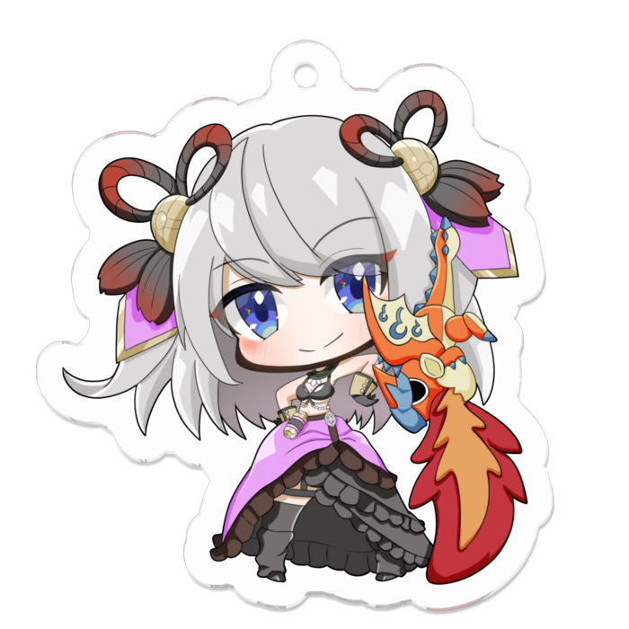 アクリルキーホルダー - 50 x 50 (mm)