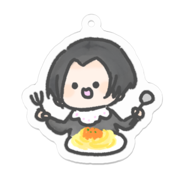 アクリルキーホルダー（コーティング） - 50 x 50 (mm)