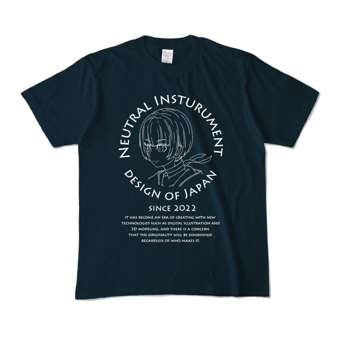 カラーTシャツ - M - ネイビー (濃色)