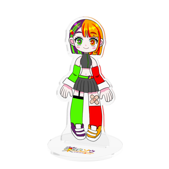 台座クリア　アクリルフィギュア - 100x100mm